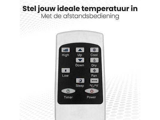 AURONIC AU3262 – Airco Mobiel -7.000BTU Mobiele Airco Wit 7000 BTU/h