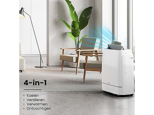 AURONIC AU3263 – Airco Mobiel -12.000BTU Mobiele Airco Wit