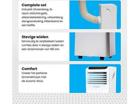 AURONIC AU3134 – Airco Mobiel -10.000BTU Mobiele Airco Wit